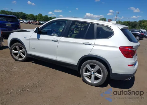 2017 BMW X3 Sdrive28I z USA, uszkodzony, nr VIN 5UXWZ7C34H0V93306